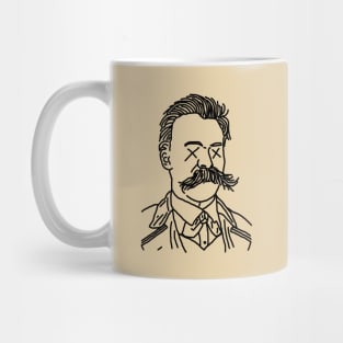 Dead Nietzsche (Black) Mug